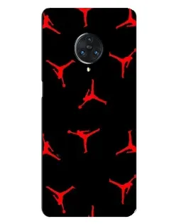 Чохол для Vivo Nex 3 з картинкою «Jordan Red Pattern»