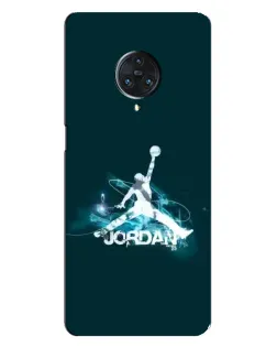 Чохол для Vivo Nex 3 з картинкою «Jordan Blue Fire»