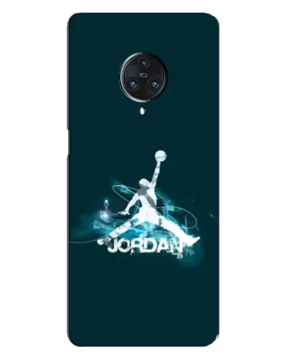 Чехол для Vivo Nex 3 с картинкой «Jordan Blue Fire» Чехол для Vivo Nex 3 с картинкой «Jordan Blue Fire»