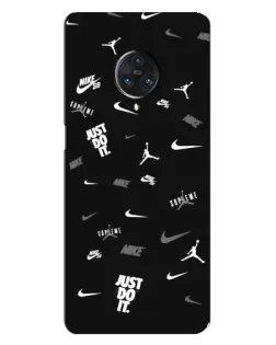 Чохол для Vivo Nex 3 з картинкою «Nike Black Pattern»