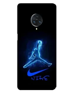 Чохол для Vivo Nex 3 з картинкою «Jordan Neon Blue»
