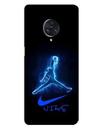 Чехол для Vivo Nex 3 с картинкой «Jordan Neon Blue» Чехол для Vivo Nex 3 с картинкой «Jordan Neon Blue»