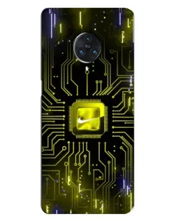 Чехол для Vivo Nex 3 с картинкой «Nike — золотая искра» Чехол для Vivo Nex 3 с картинкой «Nike — золотая искра»