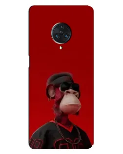Чехол для Vivo Nex 3 с картинкой «Bored Ape в красном» Чехол для Vivo Nex 3 с картинкой «Bored Ape в красном»