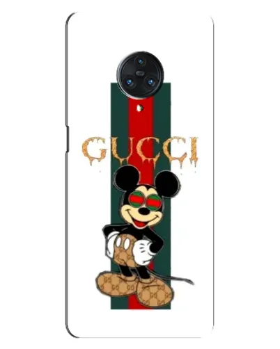 Чехол для Vivo Nex 3 с картинкой «Микки Маус Gucci — полосы»