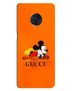 Чехол для Vivo Nex 3 с картинкой «Микки Маус Gucci — оранж»