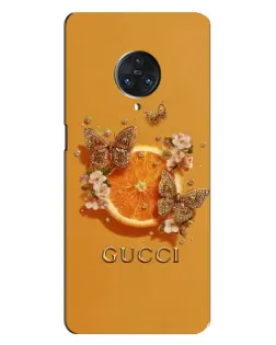 Чехол для Vivo Nex 3 с картинкой «Gucci — золотые бабочки»