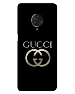 Чехол для Vivo Nex 3 с картинкой «Gucci — золото на черном»