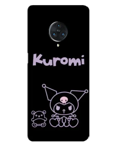 Чехол для Vivo Nex 3 с картинкой «Kuromi — черный минимализм» Чехол для Vivo Nex 3 с картинкой «Kuromi — черный минимализм»