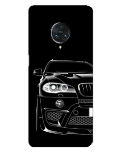Чехол для Vivo Nex 3 с картинкой «Темный силуэт BMW»