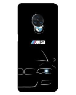 Чехол для Vivo Nex 3 с картинкой «Минималистичный принт BMW M3»