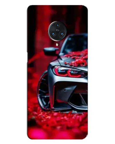 Чехол для Vivo Nex 3 с картинкой «Спортивная BMW и цветы» Чехол для Vivo Nex 3 с картинкой «Спортивная BMW и цветы»