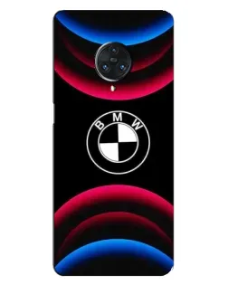 Чехол для Vivo Nex 3 с картинкой «Логотип BMW и неоновые дуги»