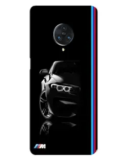 Чехол для Vivo Nex 3 с картинкой «Силуэт BMW в темноте»