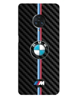 Чехол для Vivo Nex 3 с картинкой «Эмблема BMW и карбон»