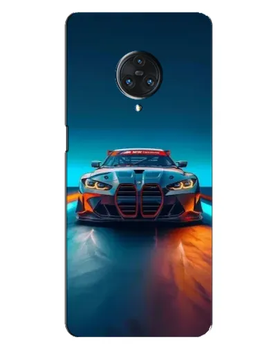 Чехол для Vivo Nex 3 с картинкой «BMW — огни неона» Чехол для Vivo Nex 3 с картинкой «BMW — огни неона»
