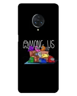 Чехол для Vivo Nex 3 с картинкой «Логотип Among Us» Чехол для Vivo Nex 3 с картинкой «Логотип Among Us»