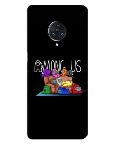 Чехол для Vivo Nex 3 с картинкой «Логотип Among Us» Чехол для Vivo Nex 3 с картинкой «Логотип Among Us»