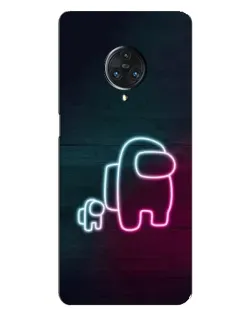 Чехол для Vivo Nex 3 с картинкой «Among Us неон-арт»