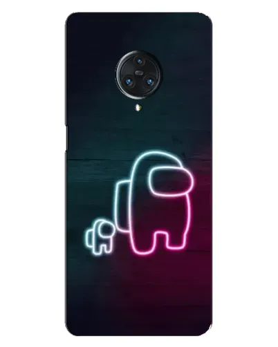 Чехол для Vivo Nex 3 с картинкой «Among Us неон-арт» Чехол для Vivo Nex 3 с картинкой «Among Us неон-арт»