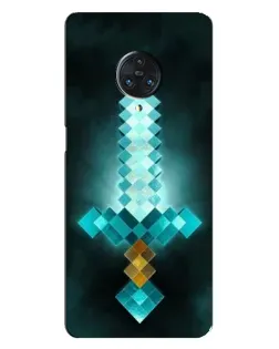 Чехол для Vivo Nex 3 с картинкой «Алмазный меч неон»