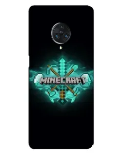 Чехол для Vivo Nex 3 с картинкой «Minecraft Diamond лого»