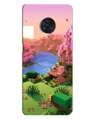 Чехол для Vivo Nex 3 с картинкой «Розовое дерево Minecraft» Чехол для Vivo Nex 3 с картинкой «Розовое дерево Minecraft»