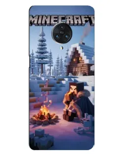 Чехол для Vivo Nex 3 с картинкой «Зимний Minecraft»