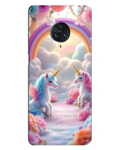 Чехол для Vivo Nex 3 с картинкой «Радуга и единороги»