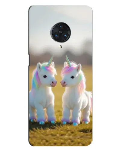 Чехол для Vivo Nex 3 с картинкой «Пара единорогов»