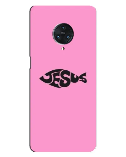 Чехол для Vivo Nex 3 с картинкой «Розовый символ  Jesus»