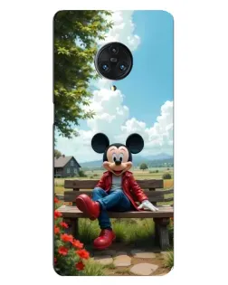 Чехол для Vivo Nex 3 с картинкой «Микки на скамейке»