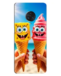 Чехол для Vivo Nex 3 с картинкой «Спанч Боб мороженое»