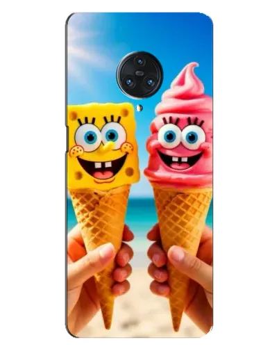 Чехол для Vivo Nex 3 с картинкой «Спанч Боб мороженое»