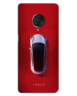 Чехол для Vivo Nex 3 с картинкой «Tesla Top View»