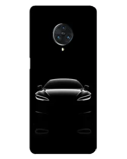 Чехол для Vivo Nex 3 с картинкой «Силуэт Tesla Night»