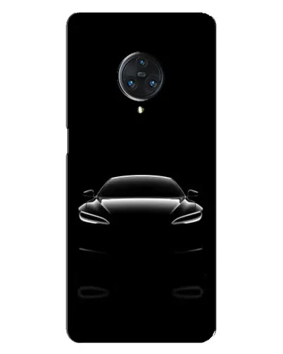 Чехол для Vivo Nex 3 с картинкой «Силуэт Tesla Night»
