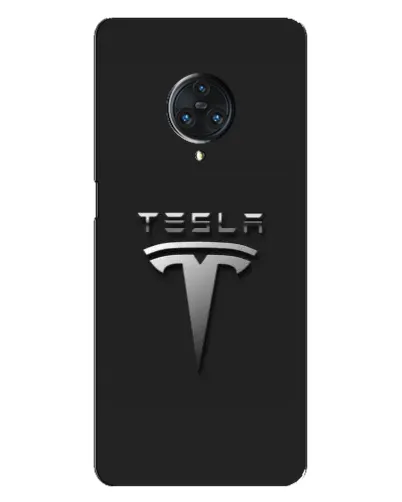Чехол для Vivo Nex 3 с картинкой «Стальной логотип Tesla»