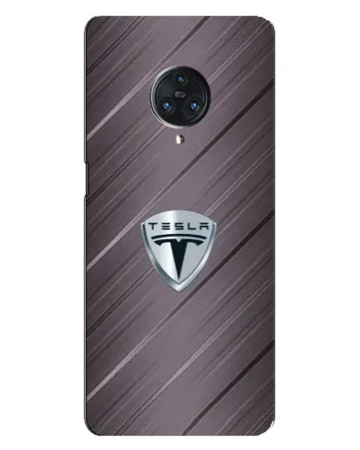 Чехол для Vivo Nex 3 с картинкой «Металлическая текстура Tesla»