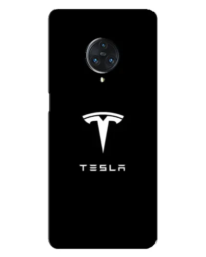 Чехол для Vivo Nex 3 с картинкой «Tesla White Logo»