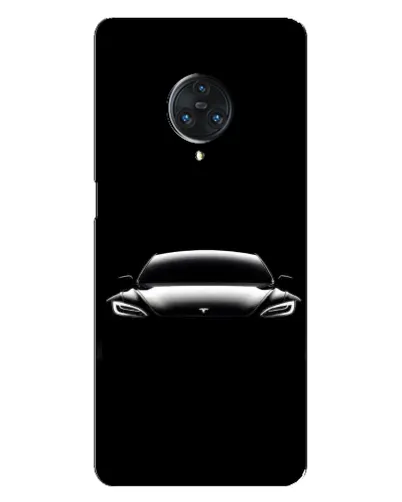 Чехол для Vivo Nex 3 с картинкой «Фары Tesla Night»