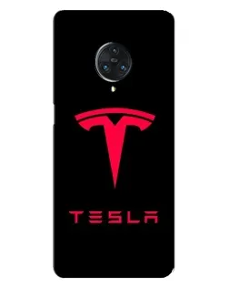Чехол для Vivo Nex 3 с картинкой «Tesla Red Logo»