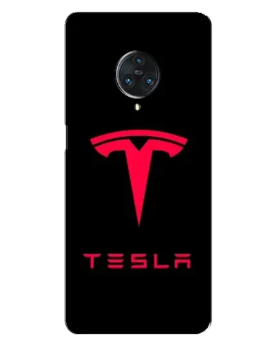 Чехол для Vivo Nex 3 с картинкой «Tesla Red Logo»