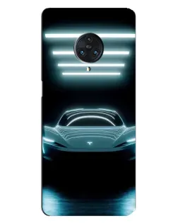 Чехол для Vivo Nex 3 с картинкой «Tesla в неоне»