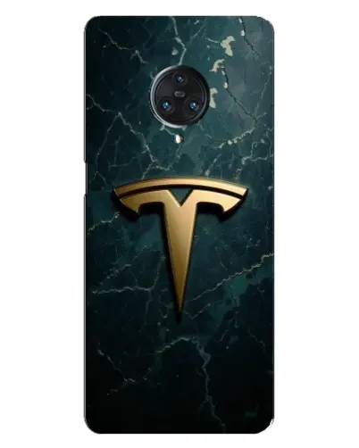 Чехол для Vivo Nex 3 с картинкой «Мраморная Tesla Gold»