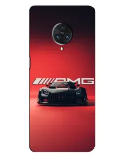 Чехол для Vivo Nex 3 с картинкой «Mercedes AMG — красная линия»