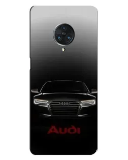 Чехол для Vivo Nex 3 с картинкой «Audi — градиентный контур»