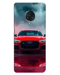Чехол для Vivo Nex 3 с картинкой «Audi RS — красный стиль»