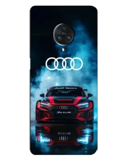 Чехол для Vivo Nex 3 с картинкой «Audi Sport — неон»