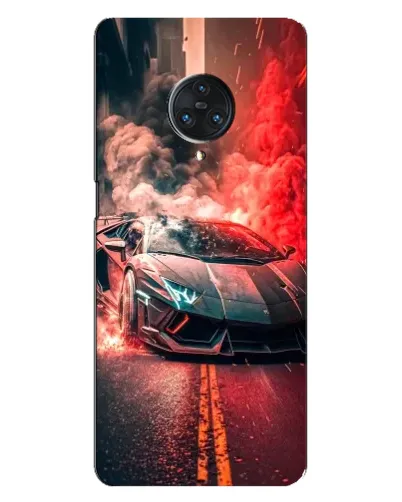 Чехол для Vivo Nex 3 с картинкой «Lamborghini красный дым» Чехол для Vivo Nex 3 с картинкой «Lamborghini красный дым»